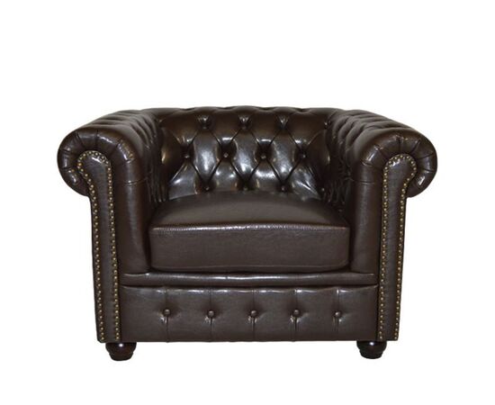 ΠΟΛΥΘΡΟΝΑ T.CHESTERFIELD POLINA HM3011.01 PU ΣΚΟΥΡΟ ΚΑΦΕ 110x90x73Yεκ. - ΚΑΡΕΚΛΕΣ - ΠΟΛΥΘΡΟΝΕΣ ΕΣ. στο Milonadakis.gr