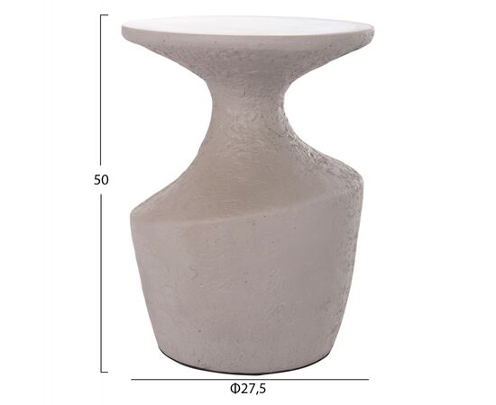 ΣΕΤ ΒΟΗΘΗΤΙΚΑ ΤΡΑΠΕΖΙΑ REBON 2ΤΜΧ HM21137.03 FIBER CEMENT ΣΕ ΓΚΡΙ--Φ40εκ & Φ27,5εκ - ΤΡΑΠΕΖΙΑ ΚΟΥΖΙΝΑΣ στο Milonadakis.gr
