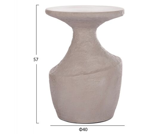 ΤΡΑΠΕΖΙ ΒΟΗΘΗΤΙΚΟ REBON HM18156.03L FIBER CEMENT ΣΕ ΓΚΡΙ--Φ40x56.5Υεκ. - ΤΡΑΠΕΖΙΑ ΚΟΥΖΙΝΑΣ στο Milonadakis.gr
