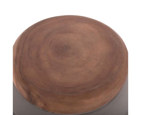 ΤΡΑΠΕΖΙ ΒΟΗΘΗΤΙΚΟ PUFFAT HM18172.03 FIBER CEMENT ΓΚΡΙ- ΞΥΛΟ TEAK TOP Φ45x46Υεκ. - ΤΡΑΠΕΖΙΑ ΚΟΥΖΙΝΑΣ στο Milonadakis.gr