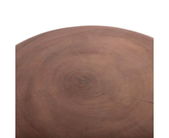 ΤΡΑΠΕΖΙ ΒΟΗΘΗΤΙΚΟ PUFFAT HM18172.03 FIBER CEMENT ΓΚΡΙ- ΞΥΛΟ TEAK TOP Φ45x46Υεκ. - ΤΡΑΠΕΖΙΑ ΚΟΥΖΙΝΑΣ στο Milonadakis.gr