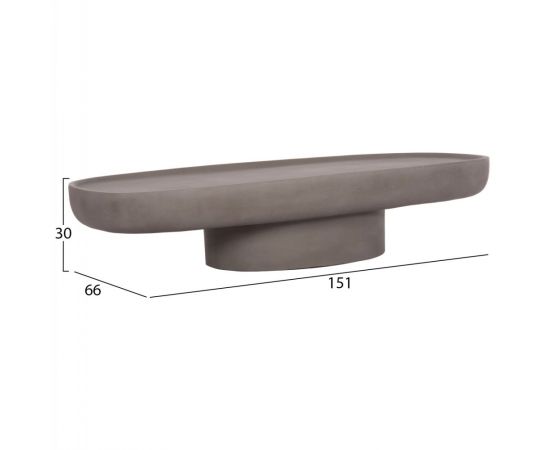 ΤΡΑΠΕΖΙ ΣΑΛΟΝΙΟΥ DESSY HM18153.03 FIBER CEMENT ΣΕ ΓΚΡΙ--151x66x30Υεκ. - ΤΡΑΠΕΖΙΑ ΚΟΥΖΙΝΑΣ στο Milonadakis.gr