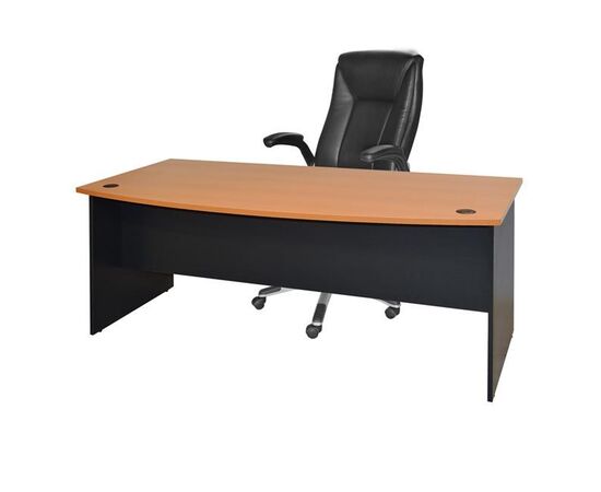 ΓΡΑΦΕΙΟ ΕΠΑΓΓΕΛΜΑΤΙΚΟ 180x93.5x74. CADAK HM2017.01 ΓΚΡΙ-ΟΞΙΑ - ΓΡΑΦΕΙΑ στο Milonadakis.gr