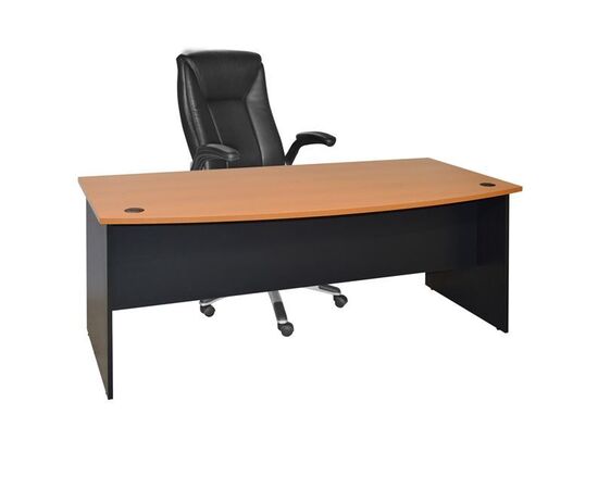 ΓΡΑΦΕΙΟ ΕΠΑΓΓΕΛΜΑΤΙΚΟ 180x93.5x74. CADAK HM2017.01 ΓΚΡΙ-ΟΞΙΑ - ΓΡΑΦΕΙΑ στο Milonadakis.gr