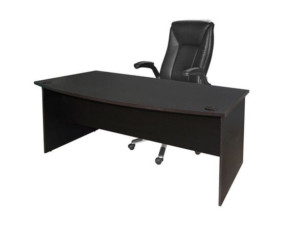 ΓΡΑΦΕΙΟ ΕΠΑΓΓΕΛΜΑΤΙΚΟ 180x93.5x74.6 CAITLYN HM2017.02 WENGE - ΓΡΑΦΕΙΑ στο Milonadakis.gr
