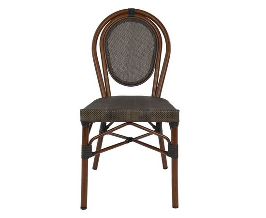 ΚΑΡΕΚΛΑ ΑΛΟΥΜΙΝΙΟΥ KASON BAMBOO LOOK ΚΑΦΕ ΜΕ TEXTLINE 40,5x56,5x89,5 εκ. HM5026 - ΚΑΡΕΚΛΕΣ - ΠΟΛΥΘΡΟΝΕΣ στο Milonadakis.gr