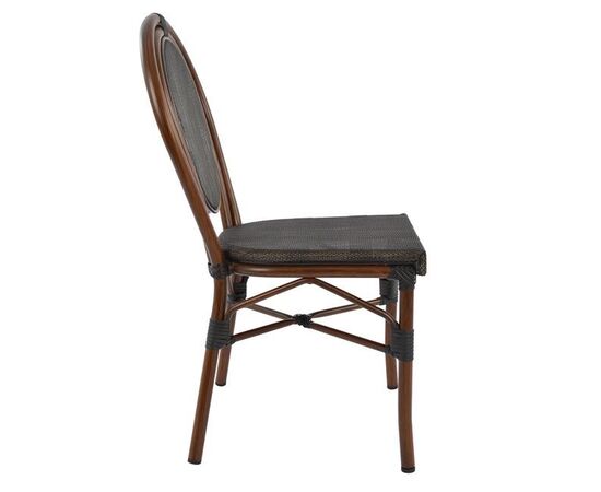 ΚΑΡΕΚΛΑ ΑΛΟΥΜΙΝΙΟΥ KASON BAMBOO LOOK ΚΑΦΕ ΜΕ TEXTLINE 40,5x56,5x89,5 εκ. HM5026 - ΚΑΡΕΚΛΕΣ - ΠΟΛΥΘΡΟΝΕΣ στο Milonadakis.gr