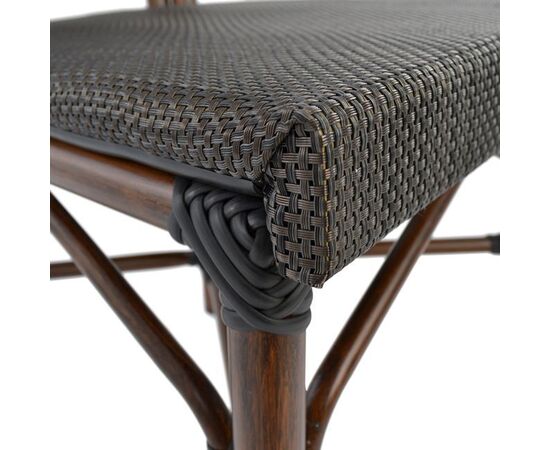 ΚΑΡΕΚΛΑ ΑΛΟΥΜΙΝΙΟΥ KASON BAMBOO LOOK ΚΑΦΕ ΜΕ TEXTLINE 40,5x56,5x89,5 εκ. HM5026 - ΚΑΡΕΚΛΕΣ - ΠΟΛΥΘΡΟΝΕΣ στο Milonadakis.gr