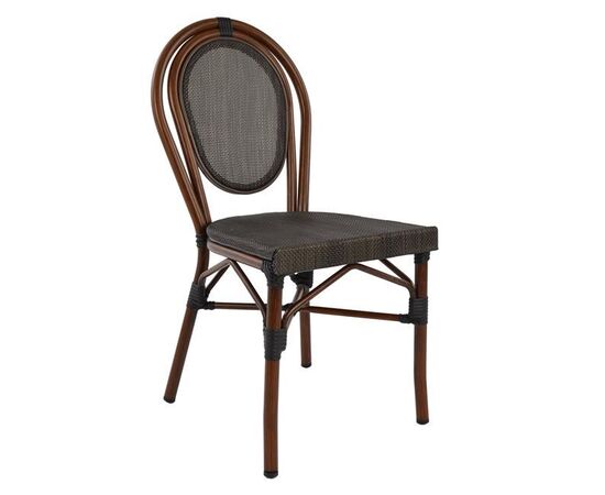 ΚΑΡΕΚΛΑ ΑΛΟΥΜΙΝΙΟΥ KASON BAMBOO LOOK ΚΑΦΕ ΜΕ TEXTLINE 40,5x56,5x89,5 εκ. HM5026 - ΚΑΡΕΚΛΕΣ - ΠΟΛΥΘΡΟΝΕΣ στο Milonadakis.gr