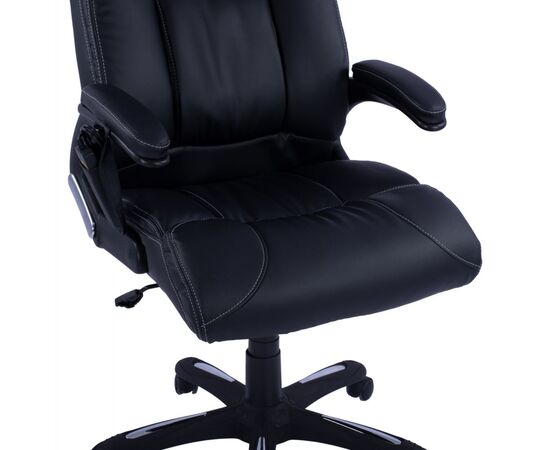 ΚΑΡΕΚΛΑ ΓΡΑΦΕΙΟΥ THORIN HM1050.01 ΜΕ MASSAGE ΜΑΥΡΗ HOMEMARKT 62x70x127Y εκ. - ΚΑΡΕΚΛΕΣ ΓΡΑΦΕΙΟΥ στο Milonadakis.gr