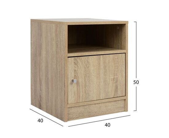 ΚΟΜΟΔΙΝΟ ΜΕΛΑΜΙΝΗΣ MALORY HM2205.02 SONAMA 40x40x50 - ΚΟΜΟΔΙΝΑ στο Milonadakis.gr