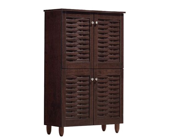 ΠΑΠΟΥΤΣΟΘΗΚΗ-ΝΤΟΥΛΑΠΙ KABIRA 4 ΠΟΡΤΕΣ HM2210.01 WENGE 77Χ34Χ123εκ. - ΝΤΟΥΛΑΠΙΑ - ΠΑΠΟΥΤΣΟΘΗΚΕΣ στο Milonadakis.gr