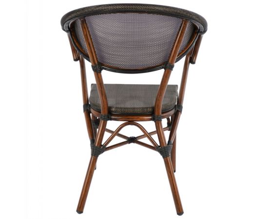 ΠΟΛΥΘΡΟΝΑ ΑΛΟΥΜΙΝΙΟΥ CLAY BAMBOO LOOK ΚΑΦΕ ΜΕ TEXTLINE HM5025 60,5x59x81 cm - ΚΑΡΕΚΛΕΣ - ΠΟΛΥΘΡΟΝΕΣ στο Milonadakis.gr