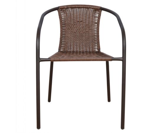 ΠΟΛΥΘΡΟΝΑ ΚΑΡΕΚΛΑ CAMEL HM5015.02 ΚΑΦΕ ΜΕΤΑΛΛΙΚΗ ΜΕ WICKER ΚΑΦΕ 48x48-53x72 cm - ΚΑΡΕΚΛΕΣ - ΠΟΛΥΘΡΟΝΕΣ στο Milonadakis.gr