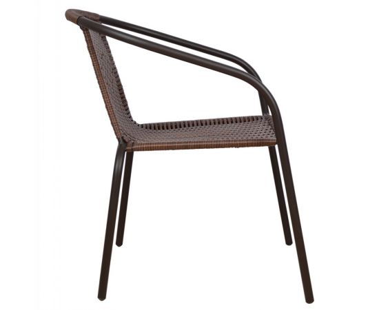 ΠΟΛΥΘΡΟΝΑ ΚΑΡΕΚΛΑ CAMEL HM5015.02 ΚΑΦΕ ΜΕΤΑΛΛΙΚΗ ΜΕ WICKER ΚΑΦΕ 48x48-53x72 cm - ΚΑΡΕΚΛΕΣ - ΠΟΛΥΘΡΟΝΕΣ στο Milonadakis.gr