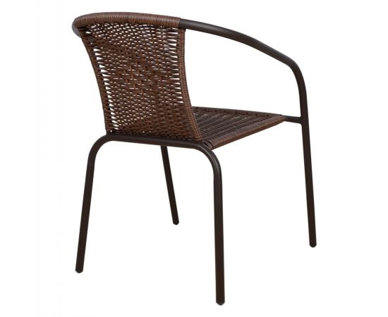 ΠΟΛΥΘΡΟΝΑ ΚΑΡΕΚΛΑ CAMEL HM5015.02 ΚΑΦΕ ΜΕΤΑΛΛΙΚΗ ΜΕ WICKER ΚΑΦΕ 48x48-53x72 cm - ΚΑΡΕΚΛΕΣ - ΠΟΛΥΘΡΟΝΕΣ στο Milonadakis.gr