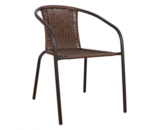 ΠΟΛΥΘΡΟΝΑ ΚΑΡΕΚΛΑ CAMEL HM5015.02 ΚΑΦΕ ΜΕΤΑΛΛΙΚΗ ΜΕ WICKER ΚΑΦΕ 48x48-53x72 cm - ΚΑΡΕΚΛΕΣ - ΠΟΛΥΘΡΟΝΕΣ στο Milonadakis.gr