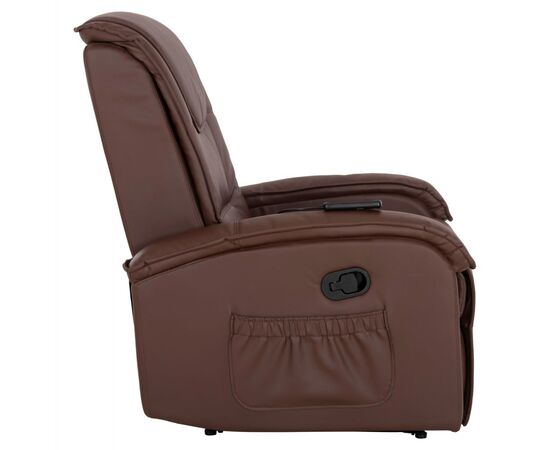 ΠΟΛΥΘΡΟΝΑ RELAX ΜΕ ΜΗΧΑΝΙΣΜΟ MASSAGE ROCCA HM0026.03 PU ΚΑΦΕ ΣΚΟΥΡΟ 80x96x97 εκ. - ΚΑΡΕΚΛΕΣ - ΠΟΛΥΘΡΟΝΕΣ ΕΣ. στο Milonadakis.gr