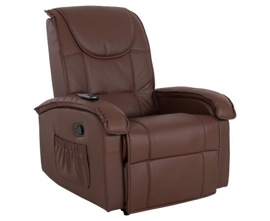 ΠΟΛΥΘΡΟΝΑ RELAX ΜΕ ΜΗΧΑΝΙΣΜΟ MASSAGE ROCCA HM0026.03 PU ΚΑΦΕ ΣΚΟΥΡΟ 80x96x97 εκ. - ΚΑΡΕΚΛΕΣ - ΠΟΛΥΘΡΟΝΕΣ ΕΣ. στο Milonadakis.gr
