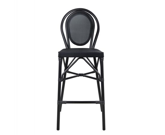 ΣΚΑΜΠΟ ΑΛΟΥΜΙΝΙΟΥ AZARIA HM5060 BAMBOO LOOK ΜΑΥΡΟ ΜΕ TEXTLINE 44x52x115Υεκ. - ΣΚΑΜΠΩ στο Milonadakis.gr