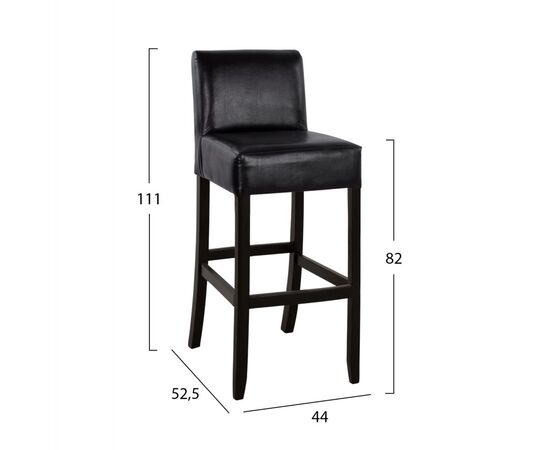 ΣΚΑΜΠΩ ΜΠΑΡ ΟΞΙΑ ΜΕ ΠΛΑΤΗ ΜΕ PVC ΚΑΦΕ RODOS VEGGE HM299 44x52,5x111 εκ. - ΣΚΑΜΠΟ ΜΠΑΡ στο Milonadakis.gr