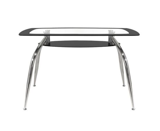 ΤΡΑΠΕΖΙ NORRIS 120Χ75Χ75ΕΚ HM0086.02 ΓΥΑΛΙΝΟ ΜΑΥΡΟ - ΤΡΑΠΕΖΙΑ ΚΟΥΖΙΝΑΣ στο Milonadakis.gr