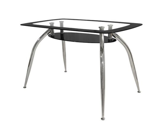 ΤΡΑΠΕΖΙ NORRIS 120Χ75Χ75ΕΚ HM0086.02 ΓΥΑΛΙΝΟ ΜΑΥΡΟ - ΤΡΑΠΕΖΙΑ ΚΟΥΖΙΝΑΣ στο Milonadakis.gr