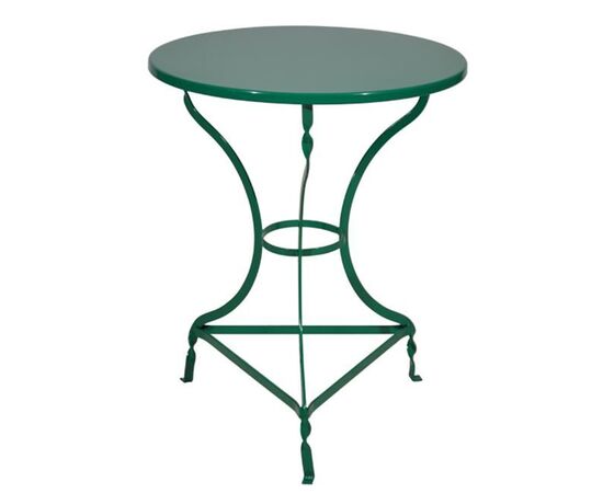 ΤΡΑΠΕΖΙ LIZA HM5632.04 ΠΡΑΣΙΝΟ ΠΑΡΑΔΟΣΙΑΚΟ ΜΕΤΑΛΛΙΚΟ ΛΑΜΑΡΙΝΑ Φ60Χ73Υεκ. - ΤΡΑΠΕΖΙΑ ΕΞ. ΧΩΡΟΥ στο Milonadakis.gr
