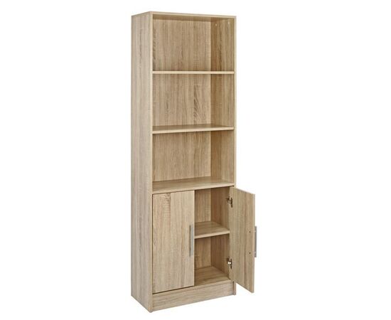 ΒΙΒΛΙΟΘΗΚΗ ΜΕΛΑΜΙΝΗΣ ENSLEY HM2027.02 SONAMA 60X30X180 εκ. - ΒΙΒΛΙΟΘΗΚΕΣ στο Milonadakis.gr
