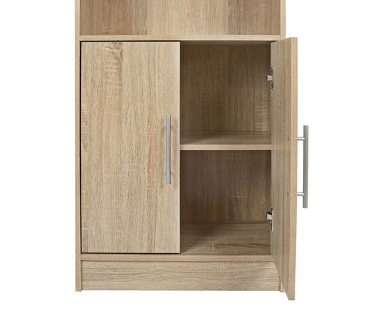 ΒΙΒΛΙΟΘΗΚΗ ΜΕΛΑΜΙΝΗΣ ENSLEY HM2027.02 SONAMA 60X30X180 εκ. - ΒΙΒΛΙΟΘΗΚΕΣ στο Milonadakis.gr