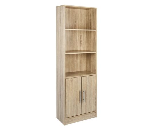 ΒΙΒΛΙΟΘΗΚΗ ΜΕΛΑΜΙΝΗΣ ENSLEY HM2027.02 SONAMA 60X30X180 εκ. - ΒΙΒΛΙΟΘΗΚΕΣ στο Milonadakis.gr