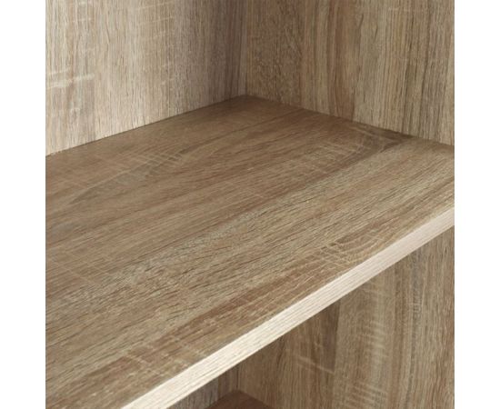 ΒΙΒΛΙΟΘΗΚΗ ΜΕΛΑΜΙΝΗΣ ENSLEY HM2027.03 SONAMA ΜΕ ΧΕΡΟΥΛΙ 60x30x180εκ - ΒΙΒΛΙΟΘΗΚΕΣ στο Milonadakis.gr