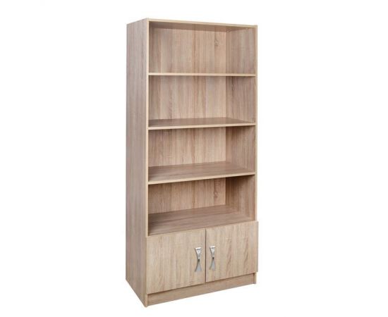 ΒΙΒΛΙΟΘΗΚΗ SONAMA-ΑΣΗΜΙ HM10146.01 80X35X180εκ. - ΒΙΒΛΙΟΘΗΚΕΣ στο Milonadakis.gr