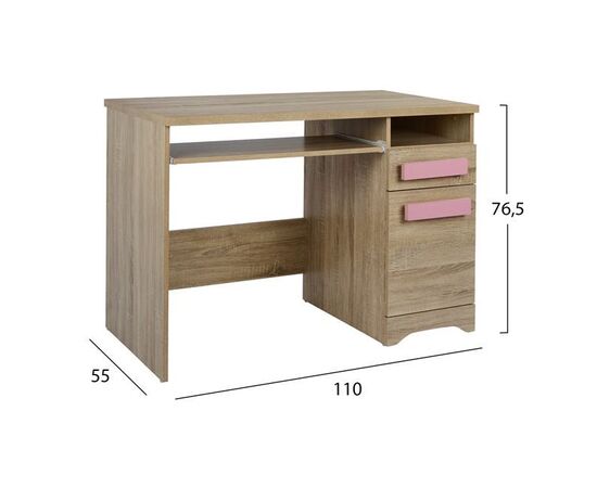 ΓΡΑΦΕΙΟ PLAYROOM SONAMA+ ΡΟΖ ΧΕΡΟΥΛΙ HM11154.02 110X55X76.5 - ΠΑΙΔΙΚΟ ΔΩΜΑΤΙΟ στο Milonadakis.gr