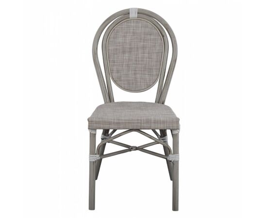 ΚΑΡΕΚΛΑ ΑΛΟΥΜΙΝΙΟΥ KASON BAMBOO LOOK ΠΑΤΙΝΑ ΓΚΡΙ ΜΕ TEXTLINE 45x57x88 εκ. HM5109 - ΚΑΡΕΚΛΕΣ - ΠΟΛΥΘΡΟΝΕΣ στο Milonadakis.gr