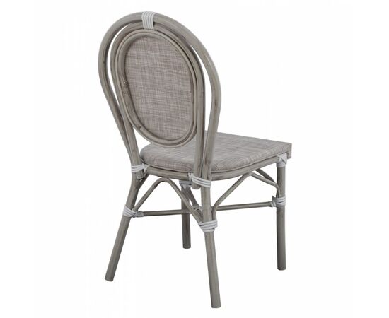 ΚΑΡΕΚΛΑ ΑΛΟΥΜΙΝΙΟΥ KASON BAMBOO LOOK ΠΑΤΙΝΑ ΓΚΡΙ ΜΕ TEXTLINE 45x57x88 εκ. HM5109 - ΚΑΡΕΚΛΕΣ - ΠΟΛΥΘΡΟΝΕΣ στο Milonadakis.gr