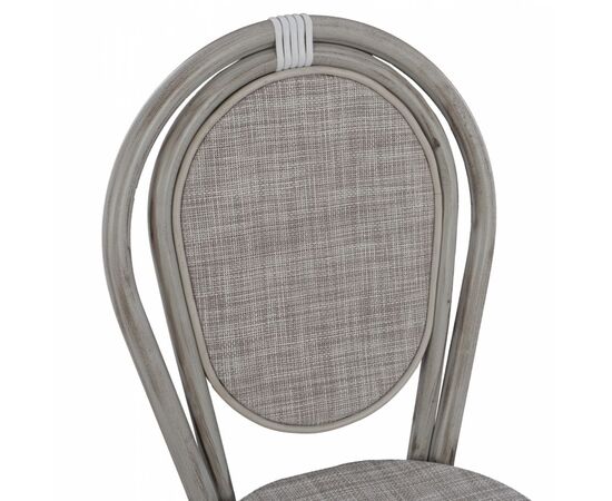 ΚΑΡΕΚΛΑ ΑΛΟΥΜΙΝΙΟΥ KASON BAMBOO LOOK ΠΑΤΙΝΑ ΓΚΡΙ ΜΕ TEXTLINE 45x57x88 εκ. HM5109 - ΚΑΡΕΚΛΕΣ - ΠΟΛΥΘΡΟΝΕΣ στο Milonadakis.gr