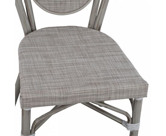 ΚΑΡΕΚΛΑ ΑΛΟΥΜΙΝΙΟΥ KASON BAMBOO LOOK ΠΑΤΙΝΑ ΓΚΡΙ ΜΕ TEXTLINE 45x57x88 εκ. HM5109 - ΚΑΡΕΚΛΕΣ - ΠΟΛΥΘΡΟΝΕΣ στο Milonadakis.gr