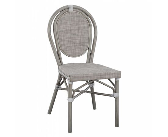 ΚΑΡΕΚΛΑ ΑΛΟΥΜΙΝΙΟΥ KASON BAMBOO LOOK ΠΑΤΙΝΑ ΓΚΡΙ ΜΕ TEXTLINE 45x57x88 εκ. HM5109 - ΚΑΡΕΚΛΕΣ - ΠΟΛΥΘΡΟΝΕΣ στο Milonadakis.gr