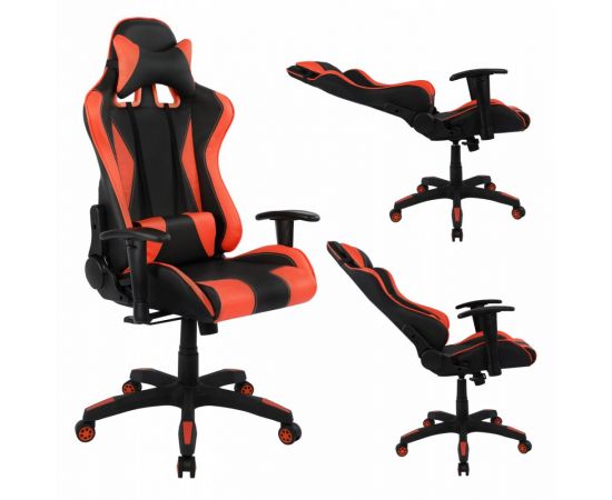 ΚΑΡΕΚΛΑ ΓΡΑΦΕΙΟΥ GAMING HM1062.01 SPEED ΜΑΥΡΟ ΚΟΚΚΙΝΟ PU 68,5 x 71,5 x 133,5 εκ. - ΚΑΡΕΚΛΕΣ ΓΡΑΦΕΙΟΥ στο Milonadakis.gr