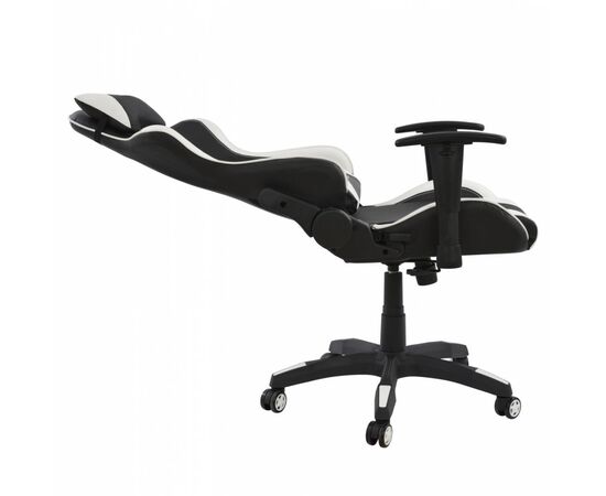 ΚΑΡΕΚΛΑ ΓΡΑΦΕΙΟΥ GAMING HM1062.04 SPEED ΜΑΥΡΟ ΛΕΥΚΟ PU 68,5x71,5x133,5 cm - ΚΑΡΕΚΛΕΣ ΓΡΑΦΕΙΟΥ στο Milonadakis.gr