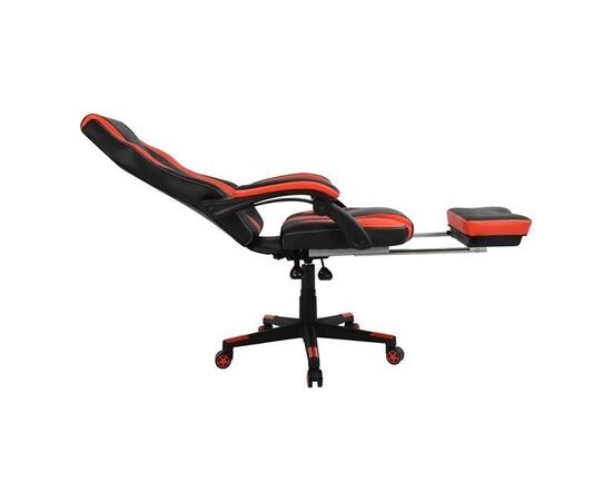 ΚΑΡΕΚΛΑ ΓΡΑΦΕΙΟΥ GAMING HM1064.01 SPEED ΜΑΥΡΟ ΚΟΚΚΙΝΟ & ΥΠΟΠΟΔΙΟ 72x76,5x123,5 cm - ΚΑΡΕΚΛΕΣ ΓΡΑΦΕΙΟΥ στο Milonadakis.gr