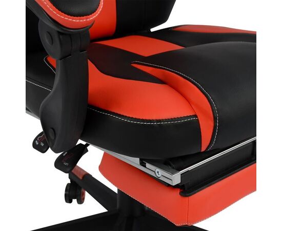 ΚΑΡΕΚΛΑ ΓΡΑΦΕΙΟΥ GAMING HM1064.01 SPEED ΜΑΥΡΟ ΚΟΚΚΙΝΟ & ΥΠΟΠΟΔΙΟ 72x76,5x123,5 cm - ΚΑΡΕΚΛΕΣ ΓΡΑΦΕΙΟΥ στο Milonadakis.gr