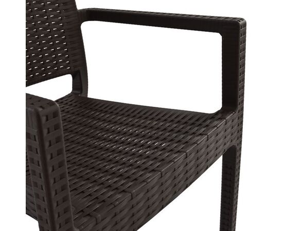 ΠΟΛΥΘΡΟΝΑ ΠΟΛΥΠΡΟΠΥΛΕΝΙΟΥ ΒΑΡΕΩΣ ΤΥΠΟΥ KAGANU DARK BROWN HM5134.09 57x55,5x89 εκ. - ΚΑΡΕΚΛΕΣ - ΠΟΛΥΘΡΟΝΕΣ στο Milonadakis.gr