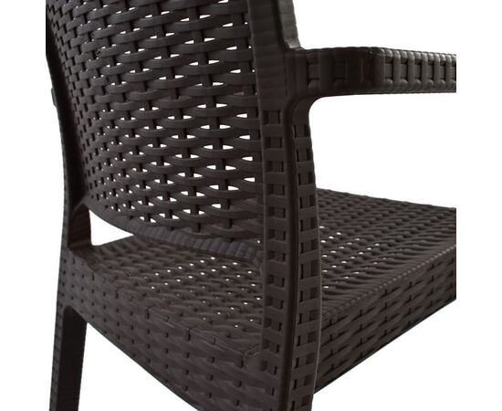 ΠΟΛΥΘΡΟΝΑ ΠΟΛΥΠΡΟΠΥΛΕΝΙΟΥ ΒΑΡΕΩΣ ΤΥΠΟΥ KAGANU DARK BROWN HM5134.09 57x55,5x89 εκ. - ΚΑΡΕΚΛΕΣ - ΠΟΛΥΘΡΟΝΕΣ στο Milonadakis.gr