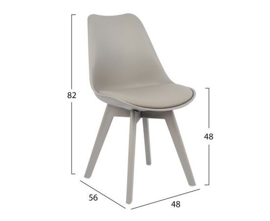 ΚΑΡΕΚΛΑ VEGAS HM0033.40 ΠΟΛΥΠΡΟΠΥΛΕΝΙΟΥ-PU-ΓΚΡΙ 48x56x82 εκ. - ΚΑΡΕΚΛΕΣ - ΠΟΛΥΘΡΟΝΕΣ ΕΣ. στο Milonadakis.gr