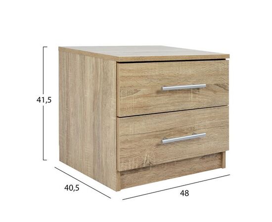 ΚΟΜΟΔΙΝΟ ΜΕΛΑΜΙΝΗΣ CHELSEA HM2220.02 SONAMA 48X40,5X41,5 εκ. - ΚΟΜΟΔΙΝΑ στο Milonadakis.gr