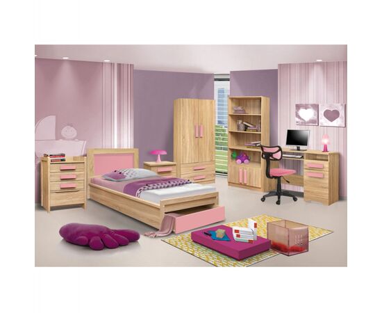 ΚΡΕΒΑΤΙ ΜΕ ΣΥΡΤΑΡΙ PLAYROOM HM330.02 SONAMA-ΡΟΖ 90Χ190εκ. - ΠΑΙΔΙΚΟ ΔΩΜΑΤΙΟ στο Milonadakis.gr