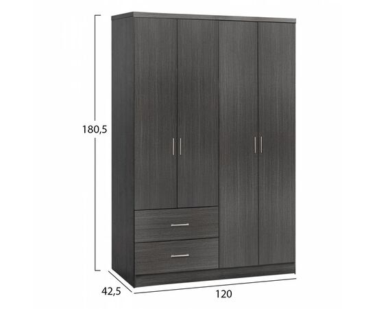 ΝΤΟΥΛΑΠΑ 4ΦΥΛΛΗ BLAKELY ME 2 ΣΥΡΤΑΡΙΑ HM339.01 ZEBRANO 120Χ42,5Χ180,5εκ. - ΝΤΟΥΛΑΠΕΣ στο Milonadakis.gr