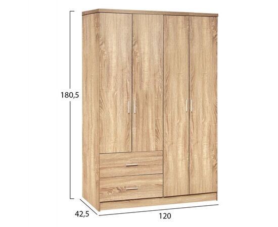 ΝΤΟΥΛΑΠΑ 4ΦΥΛΛΗ ME 2 ΣΥΡΤΑΡΙΑ BLAKELY HM339.02 SONAMA 120Χ42,5Χ180,5εκ. - ΝΤΟΥΛΑΠΕΣ στο Milonadakis.gr